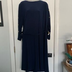 Elegant Ralph Lauren Navy Blue Dress